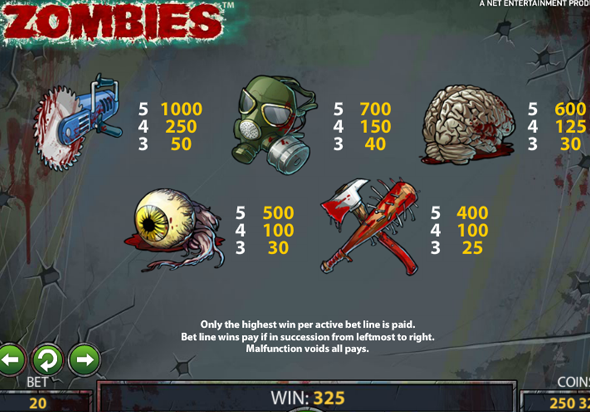 Комбинации из символов в Зомби автоматы